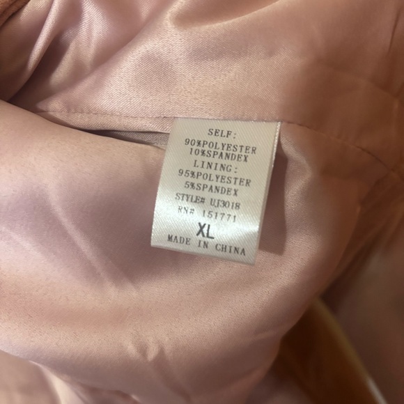 Kittenish Blush Faux Suede Like Jacket-NWT - Picture 6 of 11